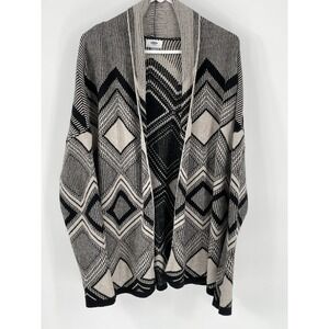 Old Navy‎ Women XL Geometric Open Cardigan Sweater Aztec Relaxed Fit